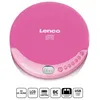 Image de Lenco CD-011 - Lecteur CD portable avec fonction de rechargement - Rose