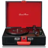 Image de Lenco Tt-110 Tourne-disque Entraîné Par Courroie Noir, Rouge Semi-automatique