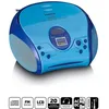Image de Lenco SCD-24BU kids - Radio portable avec lecteur CD - Bleu