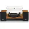Image de Lenco Ls-310wd Platine Tourne-disque Entraîné Par Courroie Noir, Bois Manuel