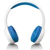 Image de Lenco Hp-010bu Casque Casques Avec Fil Arceau Musique Bleu, Blanc
