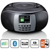Image de Lenco SCD-860BK - Radio portable DAB+/FM avec Bluetooth® lecteur CD et grand écran couleur LCD - Noir