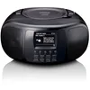 Image de Lenco SCD-6000BK - Radio Internet portable avec DAB+/FM Bluetooth® lecteur CD et grand écran LCD couleur - Noir