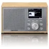 Image de Lenco DAR-017WH - Radio DAB+/FM compacte et élégante avec Bluetooth® et caisson en bois - Chêne