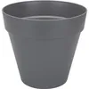 Image de Pot De Fleurs Rond Loft Urban - Ø 28.5 X H 26 Cm - Gris Anthracite