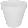 Image de ELHO Pot de fleurs rond avec roues Loft Urban - Ø 38.5 x 353 cm - Blanc
