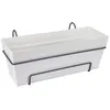 Image de ELHO Balconnière Loft Urban Allin1 - L 49 x W 27 x H 21 cm - Balcon extérieur - 100% recyclé - Blanc