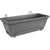 Image de Balconniere Barcelona Allin1 - L 50 X B 28 X H 19 Cm - Balcon, Extérieur - 100% Recyclé - Anthracite