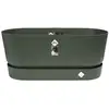 Image de Jardiniere Avec Roues Greenville Terrasse 80 - L 35 X W 78 X H 33.5 Cm- Leaf Green