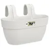 Image de ELHO Balconnière Vibia Campana Easy Hanger Medium - Blanc Soie - Balcon extérieur - L 24.1 x W 36 x H 26.5 cm