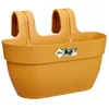 Image de ELHO Balconnière Vibia Campana Easy Hanger Medium - L 24.1 x W 36 x H 26.5 cm - Jaune miel - Avec réserve deau