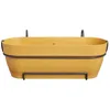 Image de ELHO Balconnière ovale Vibia Campana Allin1 - Plastique - Réservoir - 504 x 26 x H177cm - Jaune Miel