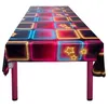 Image de Nappe de table - BOLAND - Disco - Multicolore - Rectangulaire 180 x 130 cm - Plastique