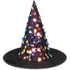 Image de Chapeau de sorcière Sequina - BOLAND - Noir - Adulte - Femme - Extérieur