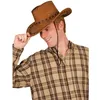 Image de Chapeau de cowboy - BOLAND - Cow-boy - Marron - Mixte - Accessoire de déguisement