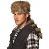 Image de Toque Chapeau Davy Crocket Adulte - Célébrité - Beige - Extérieur