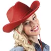 Image de Chapeau de cowboy - RODEO - Cow-boy - Rouge - Adulte - Mixte