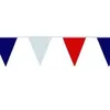 Image de Guirlande de supporter fanions tricolores - Bleu - Plastique