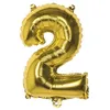 Image de Ballon chiffre en aluminium - NO NAME - Chiffre 2 - Or - 86 cm - Décoration anniversaire