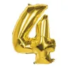Image de Ballon chiffre - NO NAME - Or - Aluminium - 86 cm - Anniversaire - Adulte - Mixte