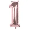 Image de Ballon mylar - CHIFFRE 1 - Rose Gold - 86cm - Décoration de fête - Compatible hélium