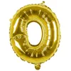 Image de Ballon lettre - Mylar - O - Aluminium - 36 cm - Or