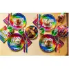 Image de Boland Assiettes En Papier 'happy Birthday' 23 Cm - 10 Pièces