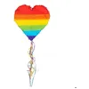 Image de Piñata à tirer - Coeur - Arc-en-ciel
