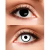 Image de LENTILLES DUO SKULLFACE 3 MOIS (1 noire+1 blanche cercle noir)