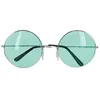 Image de PAIRE DE LUNETTES FESTIVES HIPPIE VERT ADULTE