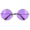 Image de PAIRE DE LUNETTES FESTIVES HIPPIE VIOLET ADULTE