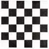 Image de Serviettes en papier - DAMIER - Racing - 20 pièces - 33x33cm - Noir et blanc - 2 plis