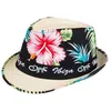 Image de CHAPEAU BORSALINO IBIZA HIBISCUS