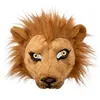Image de DEMI-MASQUE LION Marron Chocolat