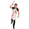Image de Tablier ensanglanté adulte - Halloween - Déguisement boucher - Accessoire horreur