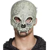 Image de Masque de diable demi-visage en mousse Halloween - BOLAND - Adulte - Mixte - Intérieur - Blanc