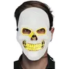 Image de Masque Led Killer Skull pour Halloween - BOLAND BV - Taille unique - Noir