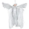 Image de AUTOMATE DÉMON VOLANT ANIMÉ SON LUMIÈRE 52CM Blanc / Gris Argent