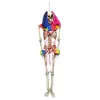 Image de SQUELETTE CLOWN CIRQUE SUSPENSION DÉCORATIF 1.6M