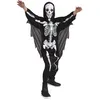 Image de Déguisement enfant Scary squelette garçon Halloween - BOLAND - Taille 7/9 ans - Noir et blanc - Polyester
