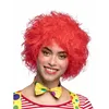 Image de Perruque - Clown - Rouge - Cheveux courts et ébouriffés - Adulte - Femme