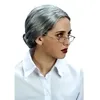 Image de Perruque - Vieille Femme - Blanc - Gris - Intérieur