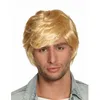 Image de Perruque courte rétro blonde homme