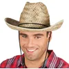 Image de Chapeau de cowboy paille - Cow-boy - Beige - Adulte