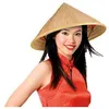 Image de Chapeau Oriental - BOLAND - Accessoire de déguisement pour femme chinoise - Blanc