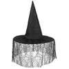Image de CHAPEAU DE SORCIÈRE TOILE ARAIGNÉE ADULTE