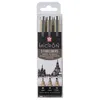 Image de Feutres - Noir - Dessin - Esquisse - Manga - Assortiment de pointes - Sakura - Pigma Micron