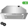 Image de Hotte Aspirante Encastrable 52cm 300m³/h 3 Vitesses Évacuation & Recyclagehotte aspirante en inox [Classe énergétique A]