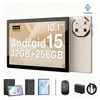 Image de Tablette tactile TAKINURU 32 Go RAM 256 Go 101 pouces - Android 15 - Wi-Fi 5G8000mAhdorée