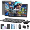 Image de Tablette tactile TAKINURU 101 pouces Android 15 32 Go + 256 Go Octa-Core Wi-Fi 5G Port Type-C Batterie de 8000 mAhGris
